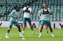 Norwich City's players were put through their paces at an open training session at Carrow Road