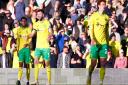 Norwich players look dejected after Preston scored their third at Carrow Road - not bad for a side which had scored just four in their previous 12 games