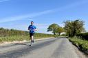 Mark Armstrong on a training run in the sun