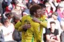 Ante Crnac opened his goal account for Norwich City at Stoke City