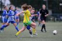 Millie Daviss in action for Norwich against Actonians