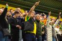 Norwich City's travelling support were in good voice at Preston