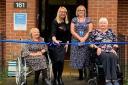 The official opening of DANES Community Hub in Lowestoft. L-R: Gwen Parsons (treasurer), Lowestoft MP Jess Asato, Trish Riches (Manager) Margaret Oldham (Chairman). Picture: DANES