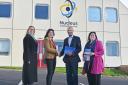 Lowestoft MP Jess Asato, Marjorie Barnes, Head of Regional External Affairs and Development at Sizewell C, Paul Padda, Principal and CEO at East Coast College and Rachel Bunn, Director of Commercial, Projects and Community at East Coast College.