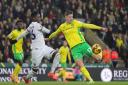 Ante Crnac scores for Norwich City against Luton Town