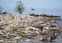 Plastic waste litters the shoreline in Indonesia (Owen Humphreys/PA)