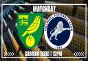 Norwich City welcome Millwall to Carrow Road this lunchtime.