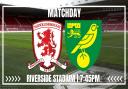 Norwich City travel to Middlesbrough to continue their pursuit of the Championship's top six.