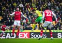 Gabriel Sara opens the scoring for Norwich