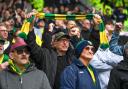 More than 1,700 Norwich City fans watched on as their team drew 1-1 with Stoke