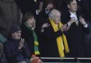 Norwich City's new honorary life presidents Delia Smith and Michael Wynn Jones