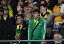 Norwich City fans watch on from the stands