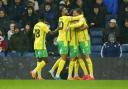 Former Bournemouth duo Jack Stacey (right) and Emiliano Marcondes (centre) crafted Norwich City's equalising goal at West Brom