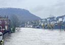 The River Taff flooding in Pontypridd, Wales (Emmawales123/PA)