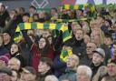 Norwich City fans in the Carrow Road stands