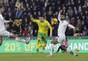 Borja Sainz completes his hat-trick in Norwich City's 6-1 Championship win over Plymouth