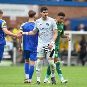 Norwich City oalkeeper Vicente Reyes claimed his third consecutive clean sheet for Cambridge United this afternoon