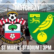 Norwich City travel to Southampton this afternoon.