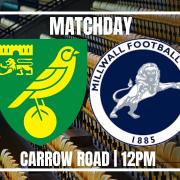 Norwich City welcome Millwall to Carrow Road this lunchtime.