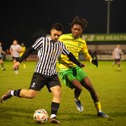 Norwich City’s U21 were in action against Dereham Town in the Norfolk Senior Cup.