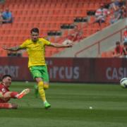 Borja Sainz was on target in Norwich City's 1-1 friendly against Standard Liege