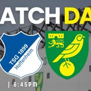 Norwich City face Hoffenheim in Austria this evening.