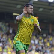 Borja Sainz fired Norwich City into a first half lead in a 4-1 Championship win over Watford