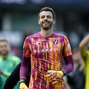 Angus Gunn made some big stops late on for Norwich City at Derby