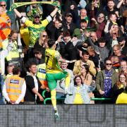 Borja Sainz celebrates his strike in the 4-0 win over Hull City at the weekend