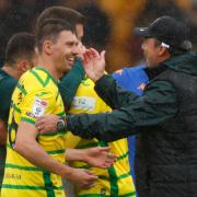 Christian Fassnacht (left) says he isn't just at Norwich City because of David Wagner