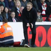 A frustrating day for Norwich City head coach Johannes Hoff Thorup in a 1-1 draw at Stoke City