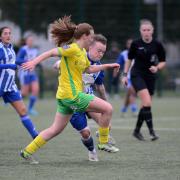 Millie Daviss in action for Norwich against Actonians