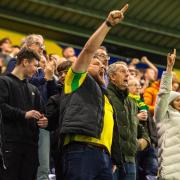 Norwich City's travelling support were in good voice at Preston