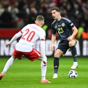 Norwich City Kenny McLean played for Scotland as they beat Poland 2-1