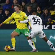 Norwich City fan Brad Hills made his Canaries' league debut against Plymouth