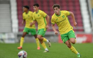 Tony Springett started for Norwich City's U21s in their Premier League Cup defeat to Exeter on Wednesday night.